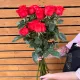 Роза однг 60 см Эквадор new face красная