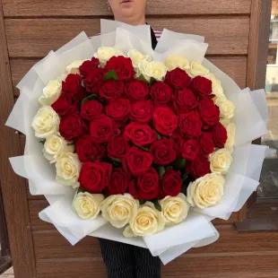 51 роза сердце