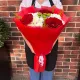 Букет с садовой розой 