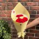 Букет из белых и красных роз1
