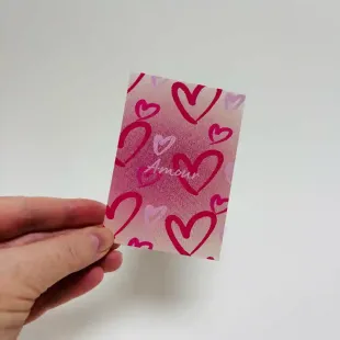 Открытка букетная Amour